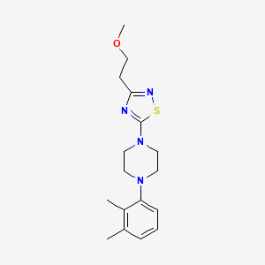 1-(2,3-dimethylphenyl)-4-[3-(2-methoxyethyl)-1,2,4-thiadiazol-5-yl]piperazine