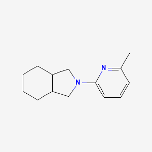 molecular formula C14H20N2 B6432409 2-(6-methylpyridin-2-yl)-octahydro-1H-isoindole CAS No. 2640863-99-4