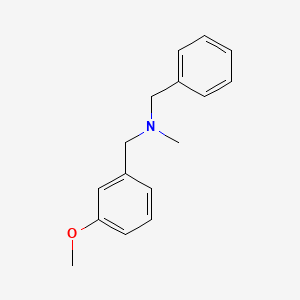 molecular formula C16H19NO B6432450 benzyl[(3-methoxyphenyl)methyl]methylamine CAS No. 1252915-76-6