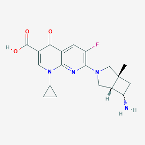 molecular formula C19H21FN4O3 B064325 依诺沙星 CAS No. 186827-03-2