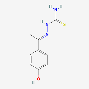B6432590 [(E)-[1-(4-hydroxyphenyl)ethylidene]amino]thiourea CAS No. 5351-80-4