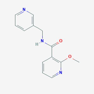 molecular formula C13H13N3O2 B6434193 2-methoxy-N-[(pyridin-3-yl)methyl]pyridine-3-carboxamide CAS No. 1234946-39-4