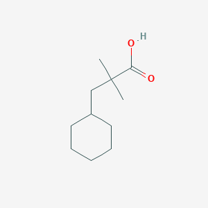 3-cyclohexyl-2,2-dimethylpropanoic acid