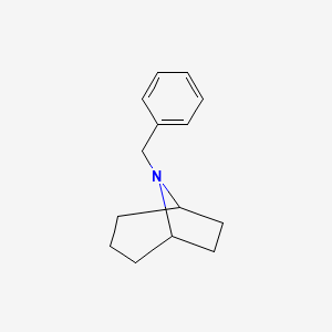 molecular formula C14H19N B6434270 8-benzyl-8-azabicyclo[3.2.1]octane CAS No. 19079-79-9