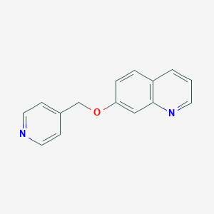molecular formula C15H12N2O B6434307 7-[(pyridin-4-yl)methoxy]quinoline CAS No. 2640946-66-1