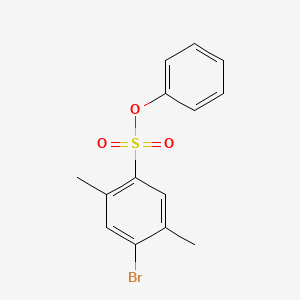 phenyl 4-bromo-2,5-dimethylbenzene-1-sulfonate