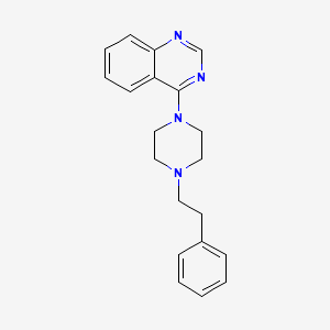 4-[4-(2-phenylethyl)piperazin-1-yl]quinazoline