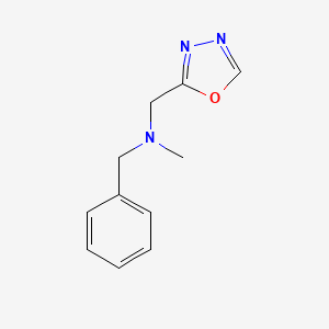 benzyl(methyl)[(1,3,4-oxadiazol-2-yl)methyl]amine