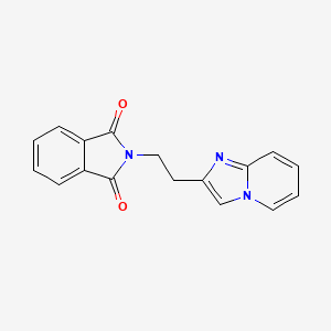 molecular formula C17H13N3O2 B6434742 2-(2-{imidazo[1,2-a]pyridin-2-yl}ethyl)-2,3-dihydro-1H-isoindole-1,3-dione CAS No. 51132-01-5