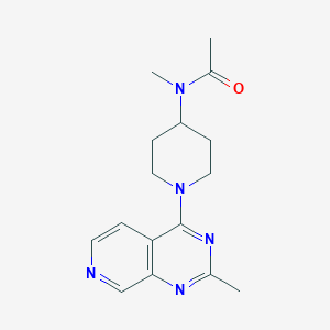 molecular formula C16H21N5O B6434887 N-methyl-N-(1-{2-methylpyrido[3,4-d]pyrimidin-4-yl}piperidin-4-yl)acetamide CAS No. 2549011-83-6