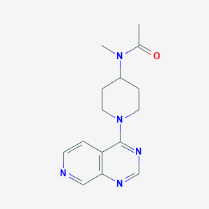 molecular formula C15H19N5O B6434907 N-methyl-N-(1-{pyrido[3,4-d]pyrimidin-4-yl}piperidin-4-yl)acetamide CAS No. 2548989-98-4