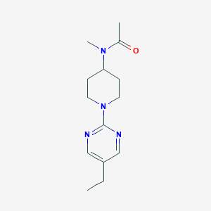 N-[1-(5-ethylpyrimidin-2-yl)piperidin-4-yl]-N-methylacetamide