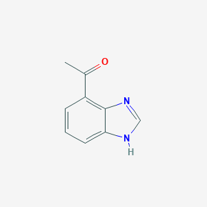 molecular formula C9H8N2O B064361 1-(1H-Benzo[d]imidazol-4-yl)ethanone CAS No. 159724-51-3