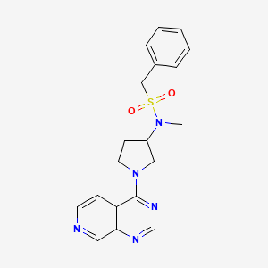 N-methyl-1-phenyl-N-(1-{pyrido[3,4-d]pyrimidin-4-yl}pyrrolidin-3-yl)methanesulfonamide