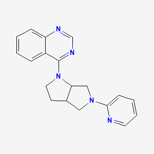 molecular formula C19H19N5 B6436711 4-[5-(pyridin-2-yl)-octahydropyrrolo[3,4-b]pyrrol-1-yl]quinazoline CAS No. 2549052-10-8