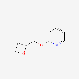 molecular formula C9H11NO2 B6437127 2-[(oxetan-2-yl)methoxy]pyridine CAS No. 2548989-02-0