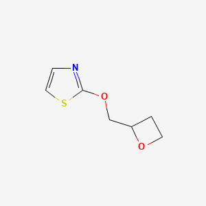 2-[(oxetan-2-yl)methoxy]-1,3-thiazole