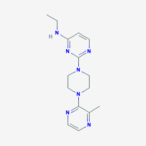 N-ethyl-2-[4-(3-methylpyrazin-2-yl)piperazin-1-yl]pyrimidin-4-amine