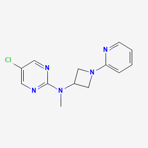 5-chloro-N-methyl-N-[1-(pyridin-2-yl)azetidin-3-yl]pyrimidin-2-amine