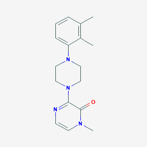 molecular formula C17H22N4O B6438006 3-[4-(2,3-dimethylphenyl)piperazin-1-yl]-1-methyl-1,2-dihydropyrazin-2-one CAS No. 2549044-57-5
