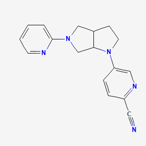5-[5-(pyridin-2-yl)-octahydropyrrolo[3,4-b]pyrrol-1-yl]pyridine-2-carbonitrile