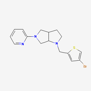 2-{1-[(4-bromothiophen-2-yl)methyl]-octahydropyrrolo[2,3-c]pyrrol-5-yl}pyridine