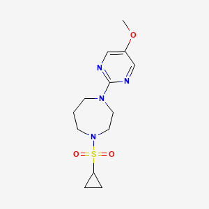 1-(cyclopropanesulfonyl)-4-(5-methoxypyrimidin-2-yl)-1,4-diazepane