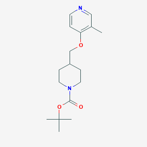 molecular formula C17H26N2O3 B6439650 tert-butyl 4-{[(3-methylpyridin-4-yl)oxy]methyl}piperidine-1-carboxylate CAS No. 2549029-12-9
