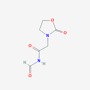 B064398 3-Oxazolidineacetamide, N-formyl-2-oxo- CAS No. 172514-90-8
