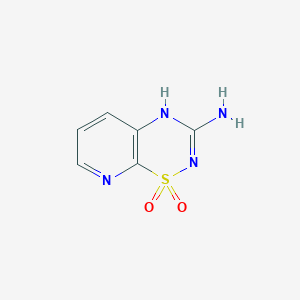 B064400 3-Amino-2H-1-thia-2,4,8-triazanaphthalene 1,1-dioxide CAS No. 163136-90-1