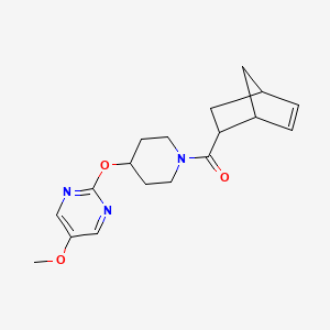 2-[(1-{bicyclo[2.2.1]hept-5-ene-2-carbonyl}piperidin-4-yl)oxy]-5-methoxypyrimidine