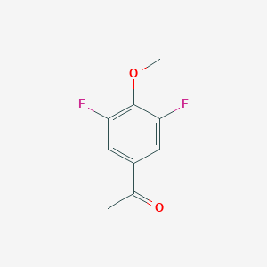 molecular formula C9H8F2O2 B064401 3',5'-Difluoro-4'-methoxyacetophenone CAS No. 170570-79-3