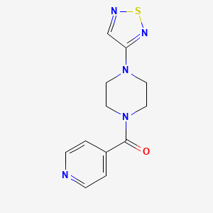 1-(pyridine-4-carbonyl)-4-(1,2,5-thiadiazol-3-yl)piperazine