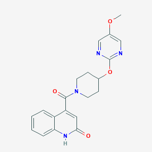 4-{4-[(5-methoxypyrimidin-2-yl)oxy]piperidine-1-carbonyl}quinolin-2-ol