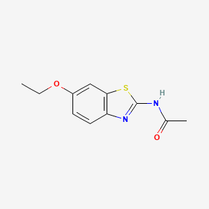 molecular formula C11H12N2O2S B6441250 N-(6-乙氧基-1,3-苯并噻唑-2-基)乙酰胺 CAS No. 78334-48-2