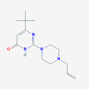 6-tert-butyl-2-[4-(prop-2-en-1-yl)piperazin-1-yl]-3,4-dihydropyrimidin-4-one