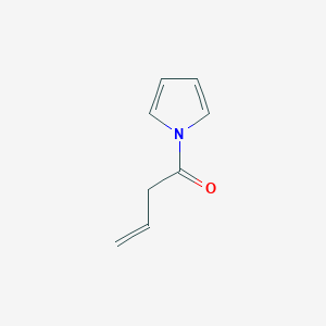 molecular formula C8H9NO B064414 1-Pyrrol-1-ylbut-3-en-1-one CAS No. 167111-17-3