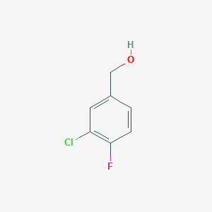 molecular formula C7H6ClFO B064416 3-氯-4-氟苄醇 CAS No. 161446-90-8