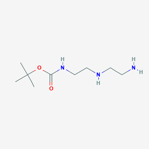 molecular formula C9H21N3O2 B064419 叔丁基(2-((2-氨基乙基)氨基)乙基)氨基甲酸酯 CAS No. 193206-49-4