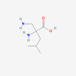 B064424 2-Amino-2-(aminomethyl)-4-methylpentanoic acid CAS No. 170384-28-8
