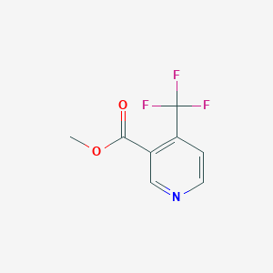 molecular formula C8H6F3NO2 B064435 4-(三氟甲基)烟酸甲酯 CAS No. 175204-82-7