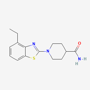 1-(4-ethyl-1,3-benzothiazol-2-yl)piperidine-4-carboxamide