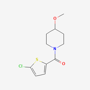 molecular formula C11H14ClNO2S B6444063 (5-chlorothiophen-2-yl)(4-methoxypiperidin-1-yl)methanone CAS No. 1235388-31-4