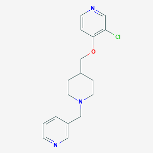 3-chloro-4-({1-[(pyridin-3-yl)methyl]piperidin-4-yl}methoxy)pyridine