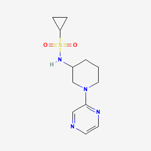 N-[1-(pyrazin-2-yl)piperidin-3-yl]cyclopropanesulfonamide