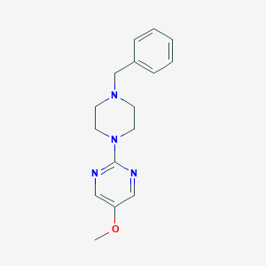 molecular formula C16H20N4O B6445104 2-(4-benzylpiperazin-1-yl)-5-methoxypyrimidine CAS No. 1865272-46-3