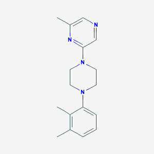 molecular formula C17H22N4 B6445163 2-[4-(2,3-dimethylphenyl)piperazin-1-yl]-6-methylpyrazine CAS No. 2548986-19-0