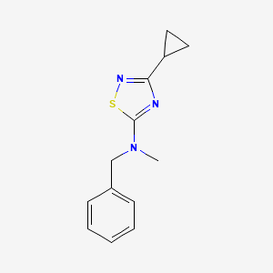 molecular formula C13H15N3S B6445503 N-benzyl-3-cyclopropyl-N-methyl-1,2,4-thiadiazol-5-amine CAS No. 2549063-34-3