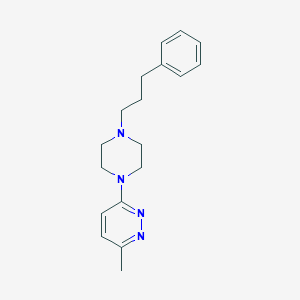 molecular formula C18H24N4 B6445542 3-methyl-6-[4-(3-phenylpropyl)piperazin-1-yl]pyridazine CAS No. 2640969-82-8