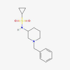 molecular formula C15H22N2O2S B6446016 N-(1-benzylpiperidin-3-yl)cyclopropanesulfonamide CAS No. 2548975-43-3